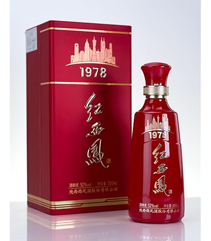 西鳳酒　500ml　52％ Amazon.co.jp: 金七彩 西鳳酒 20年 52度 500ml 中国白酒 鳳香型 高級酒